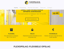 Tablet Screenshot of flexopslag.nl